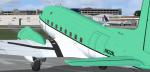 FSX Douglas C-117D Privately owned green and white N6229L Textures